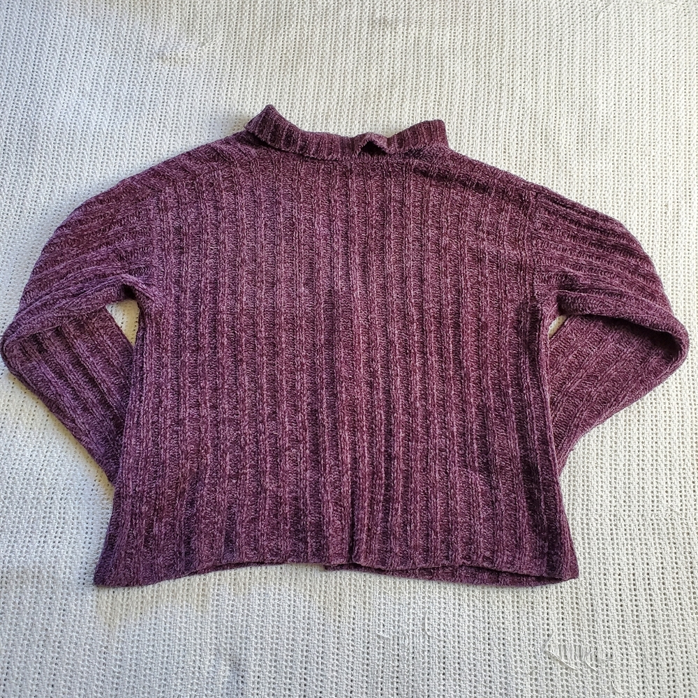 Northern Isles Chenille Sweater Women's Medium Button Down Cardigan Long Sleeve - Picture 2 of 8